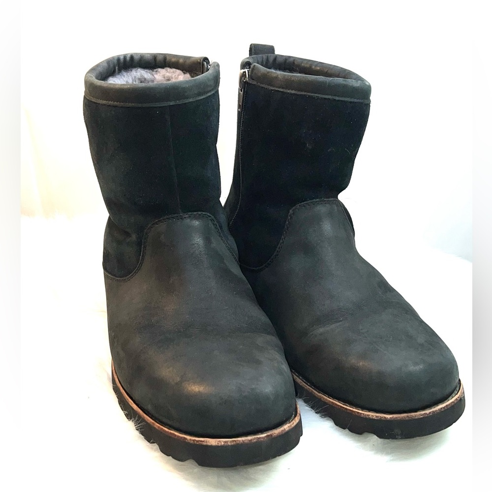 Men Winter Hendren UGG Short Suede Waterproof Boots 12